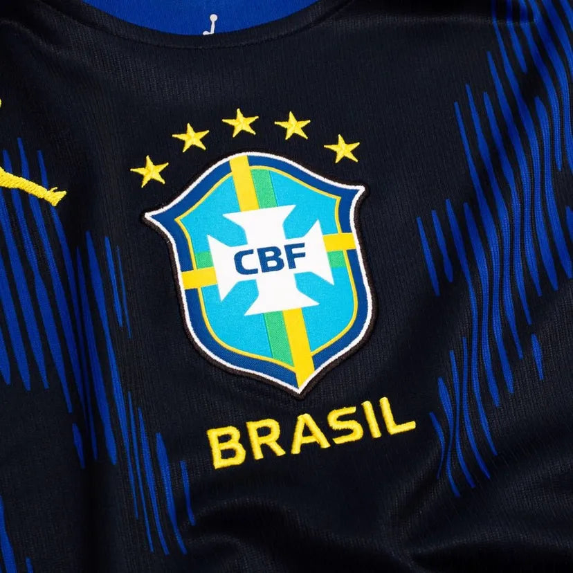🇧🇷 Brazil Away Jersey – Stand Out in Blue! 💙💛
